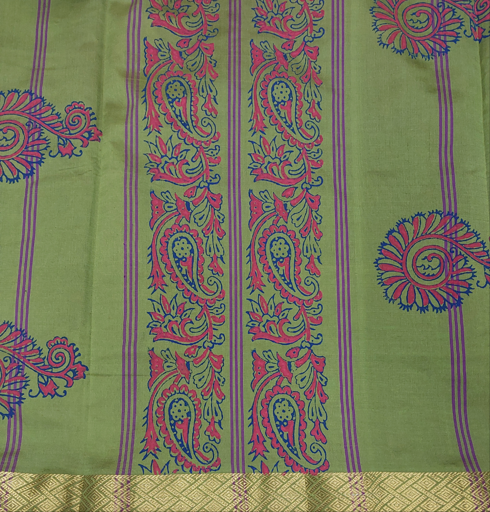Semi Silk cotton printed Madisar