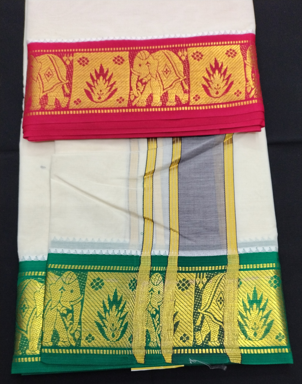 Pure cotton Muhurtham dhoti 9*5