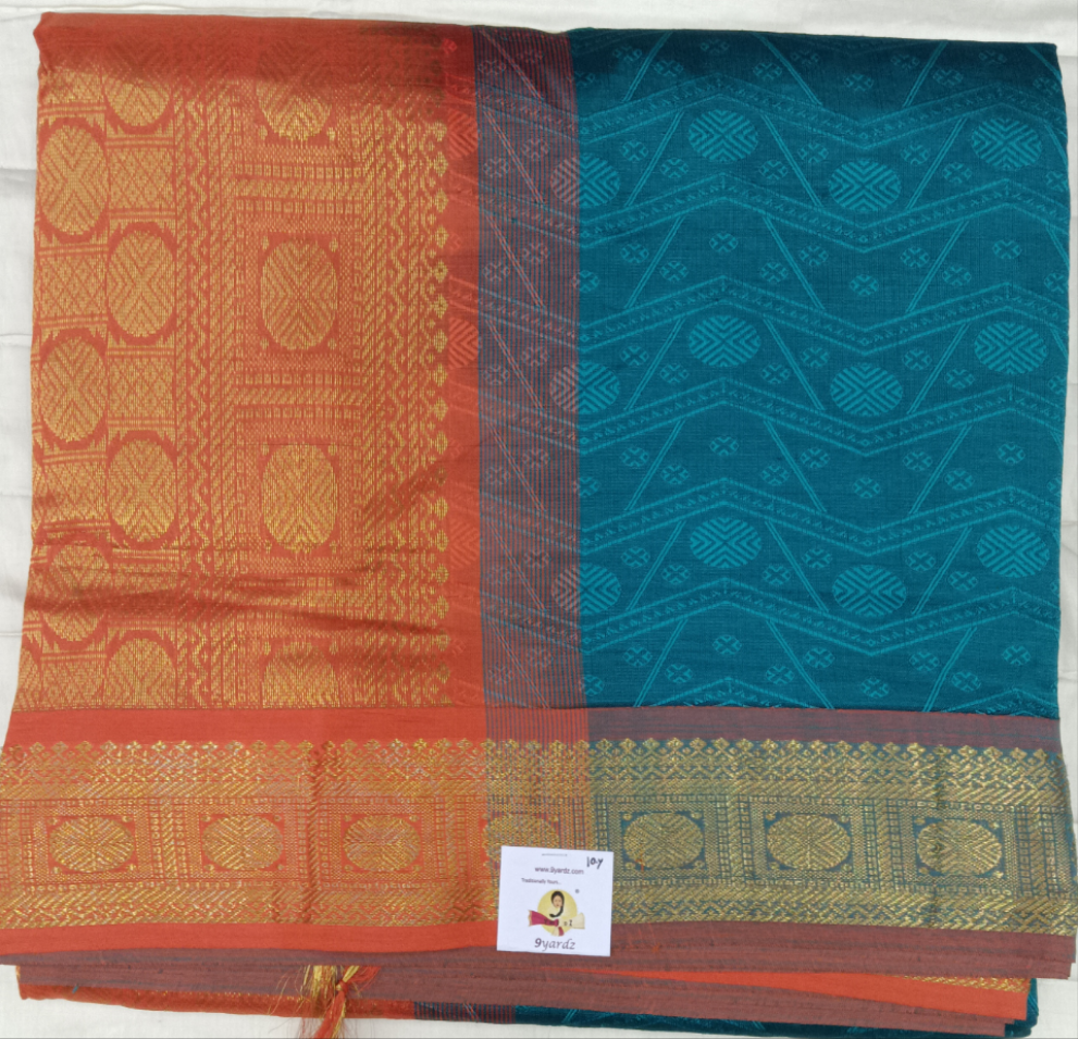 Semi Silk cotton Embossed Madisar