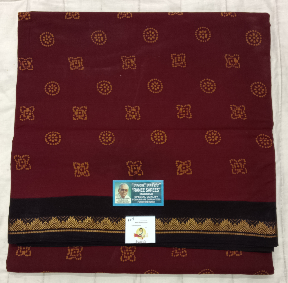 Ranee voyal saree 10yardz(9.1mtrs)