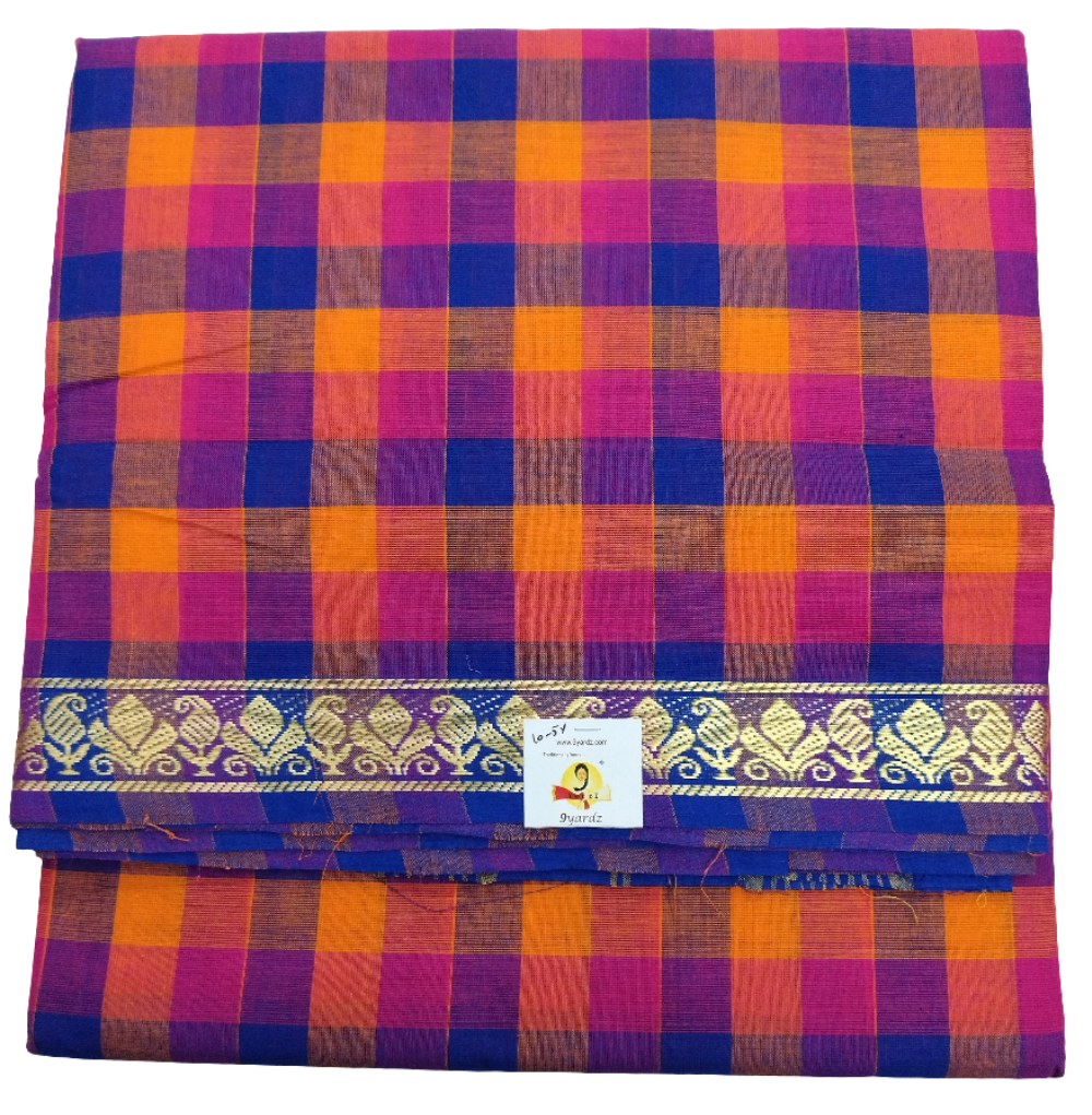 Chettinadu / Karaikudi cotton 10.5 yards madisar