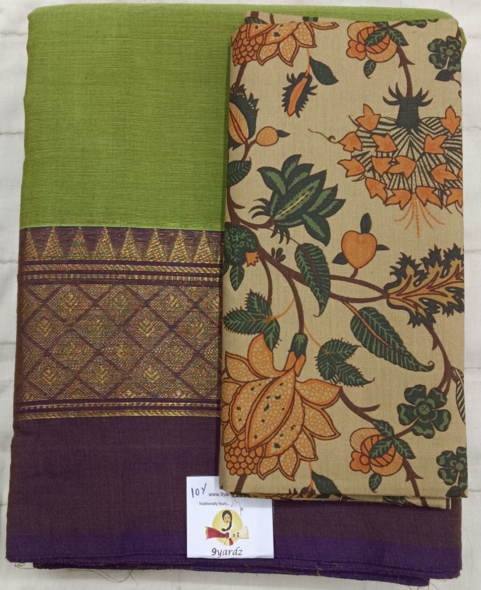 Arupukottai cotton 10 yards madisar