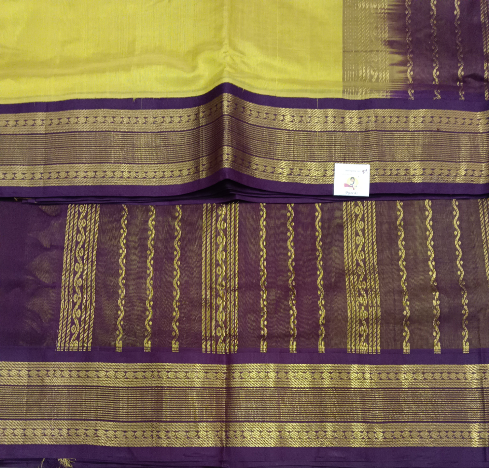 Pure silk cotton -Korvai 10yards madisar