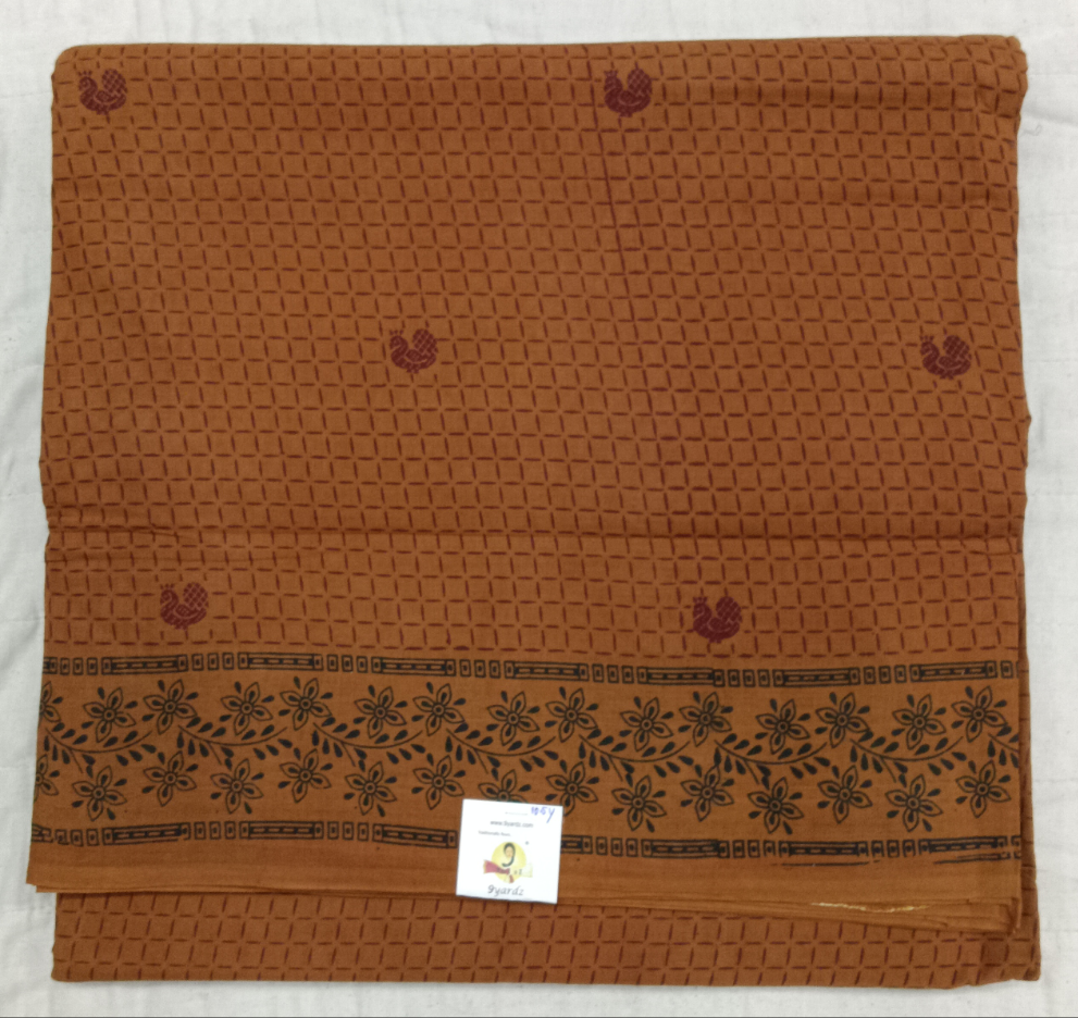 Sungudi cotton 10.5yards 49"