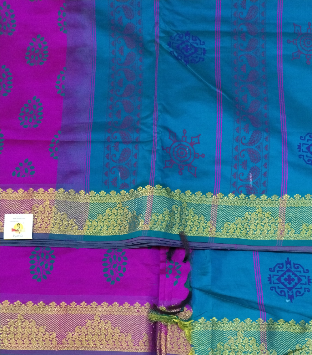 Semi Silk cotton printed 10yardz Madisar