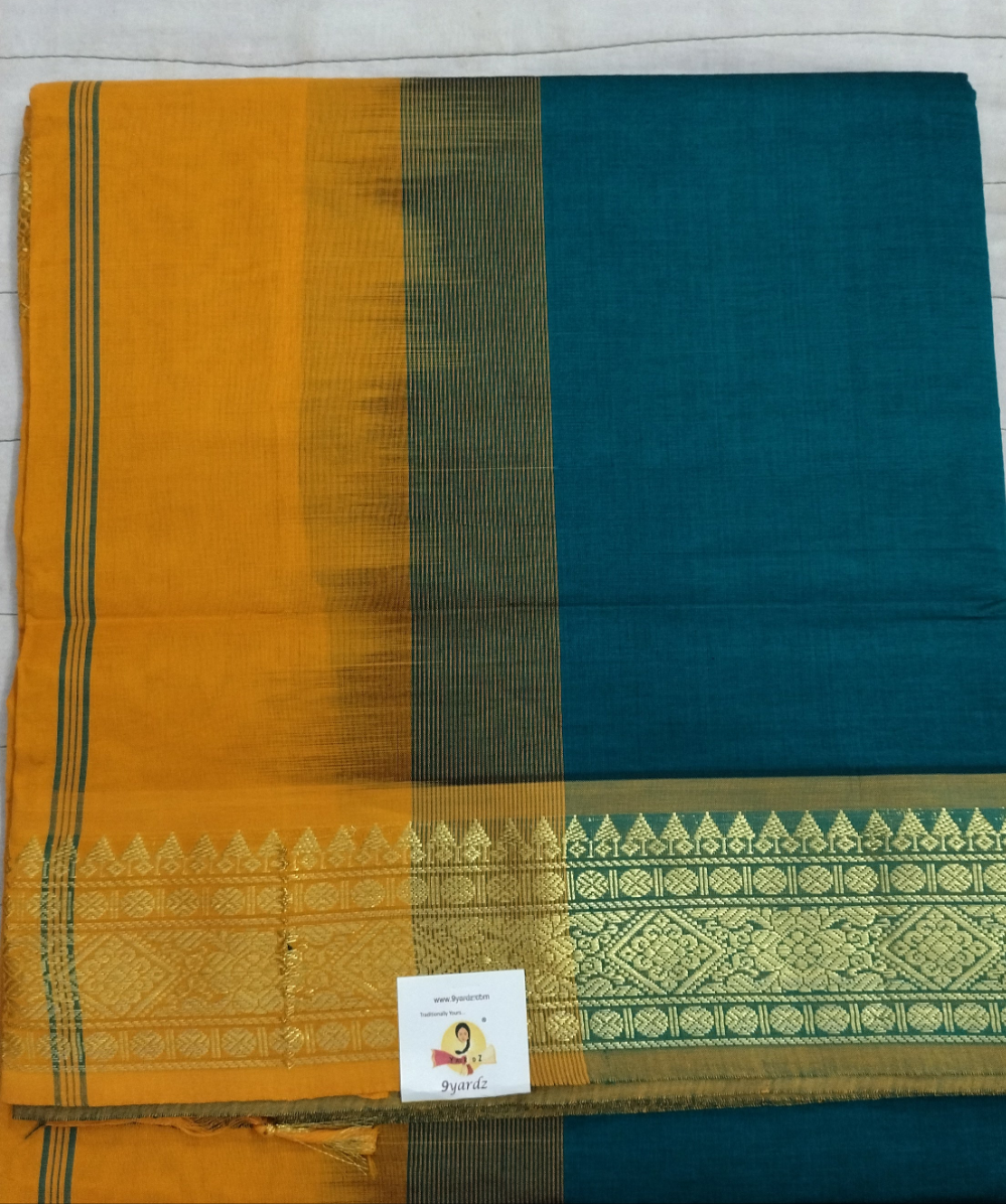 Semi silk Plain 6Yards