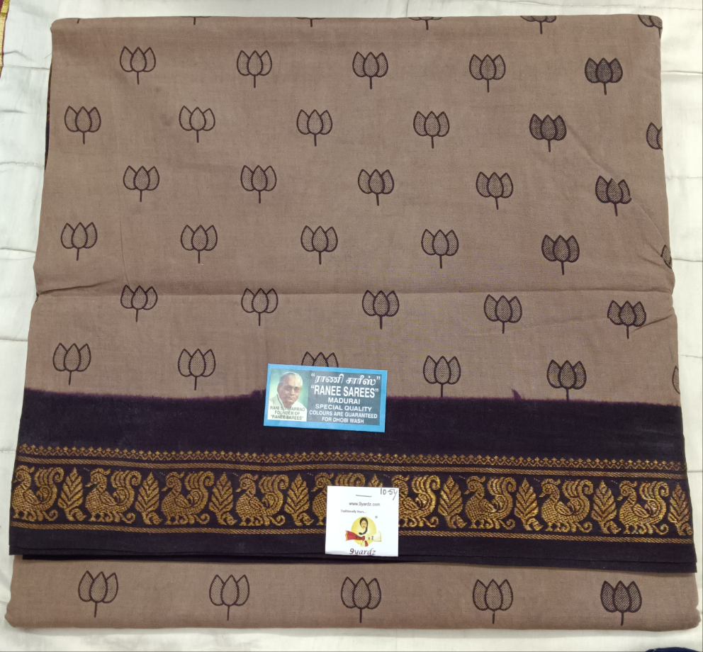Ranee voyal saree 10.5yardz(9.5mtrs)