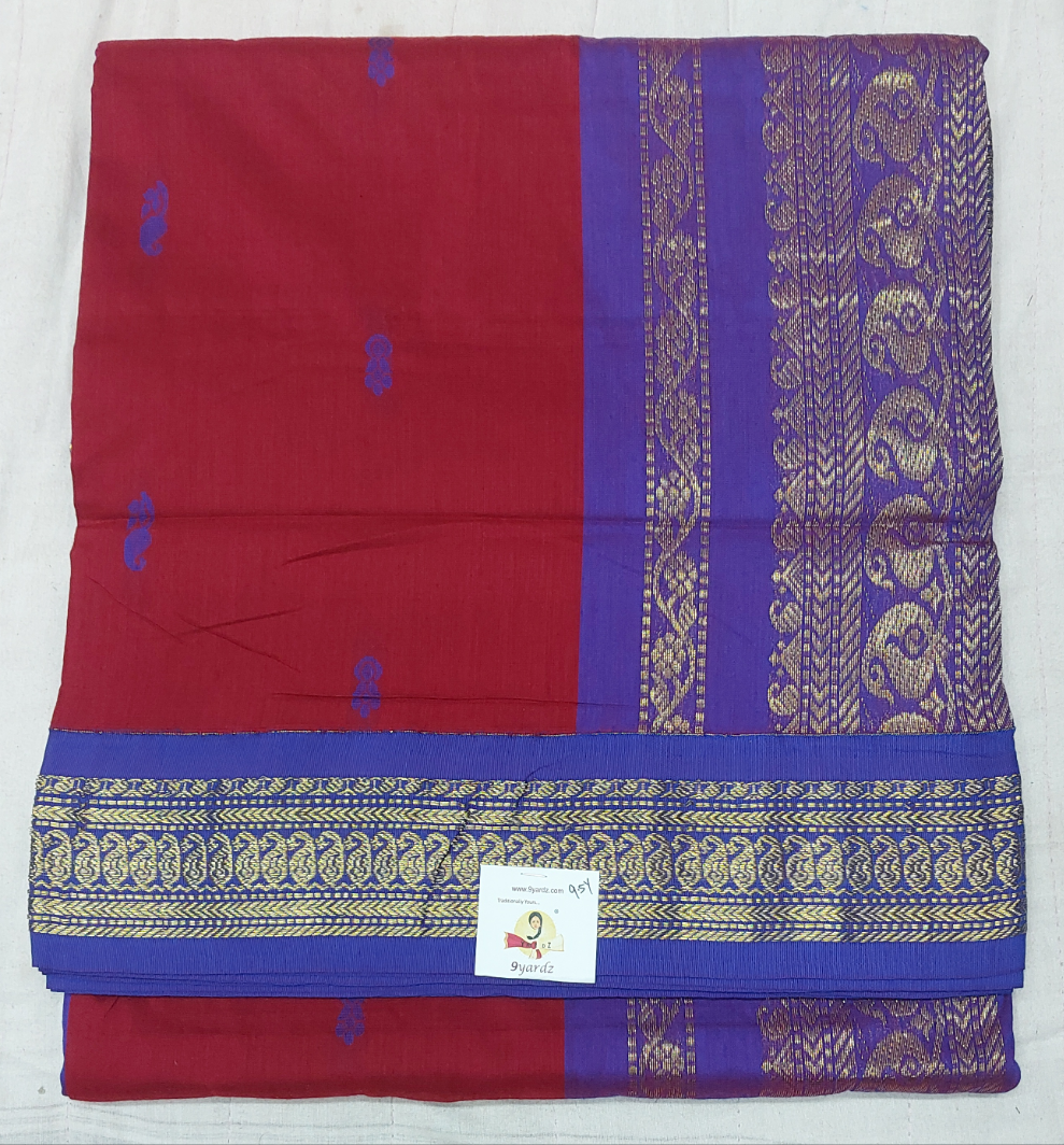 Kalyani Cotton Butta  9.5yardz