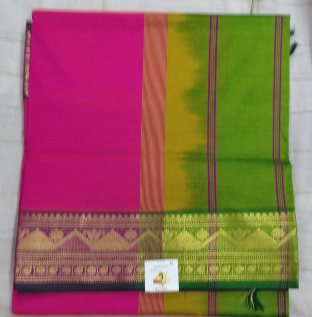 Semi silk Plain 6Yards