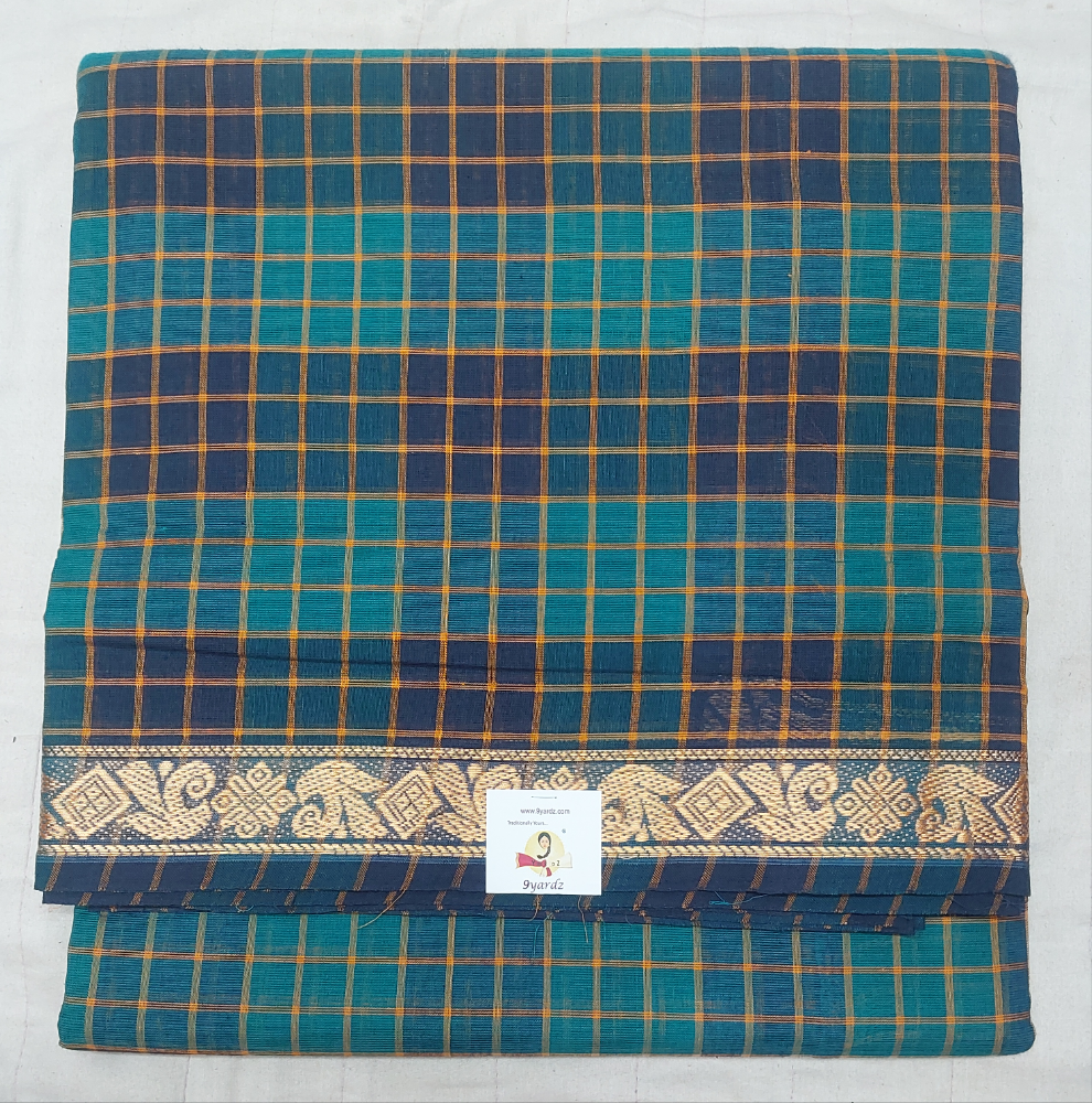 Chettinadu / Karaikudi cotton 10.5 yards madisar