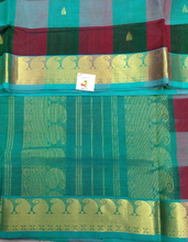 Load image into Gallery viewer, Pure silk cotton- pazhum pazhamum kattam with butta, 10yards (madisar)