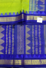 Load image into Gallery viewer, Pure silk cotton -Korvai 10yards madisar