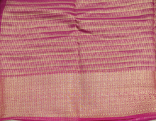 Load image into Gallery viewer, Mysore crepe silk checked (synthetic)