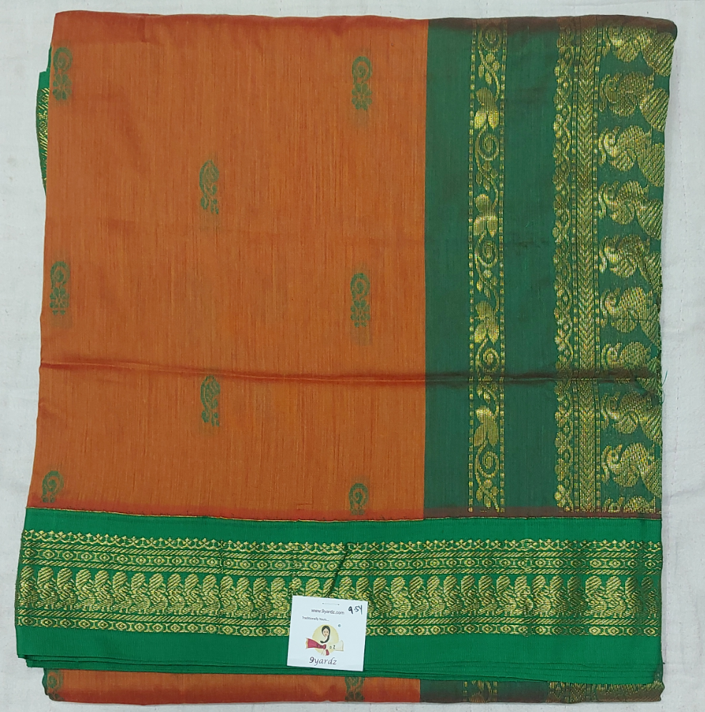 Kalyani Cotton Butta  9.5yardz