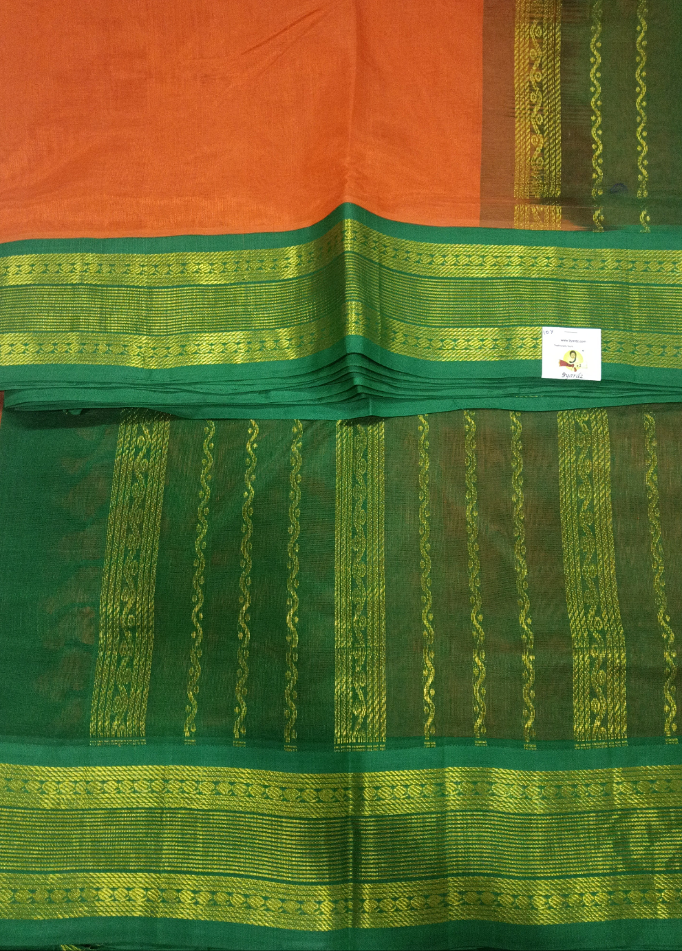 Pure silk cotton -Korvai 10yards madisar