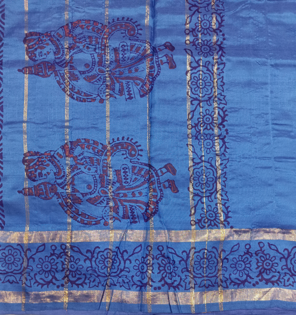 Chinallampattu printed madisar 10yardz