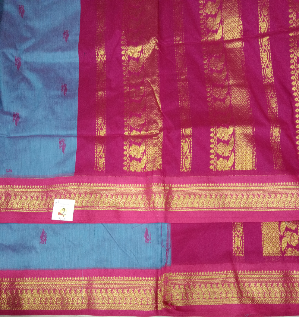 Kalyani Cotton Butta  9.5yardz