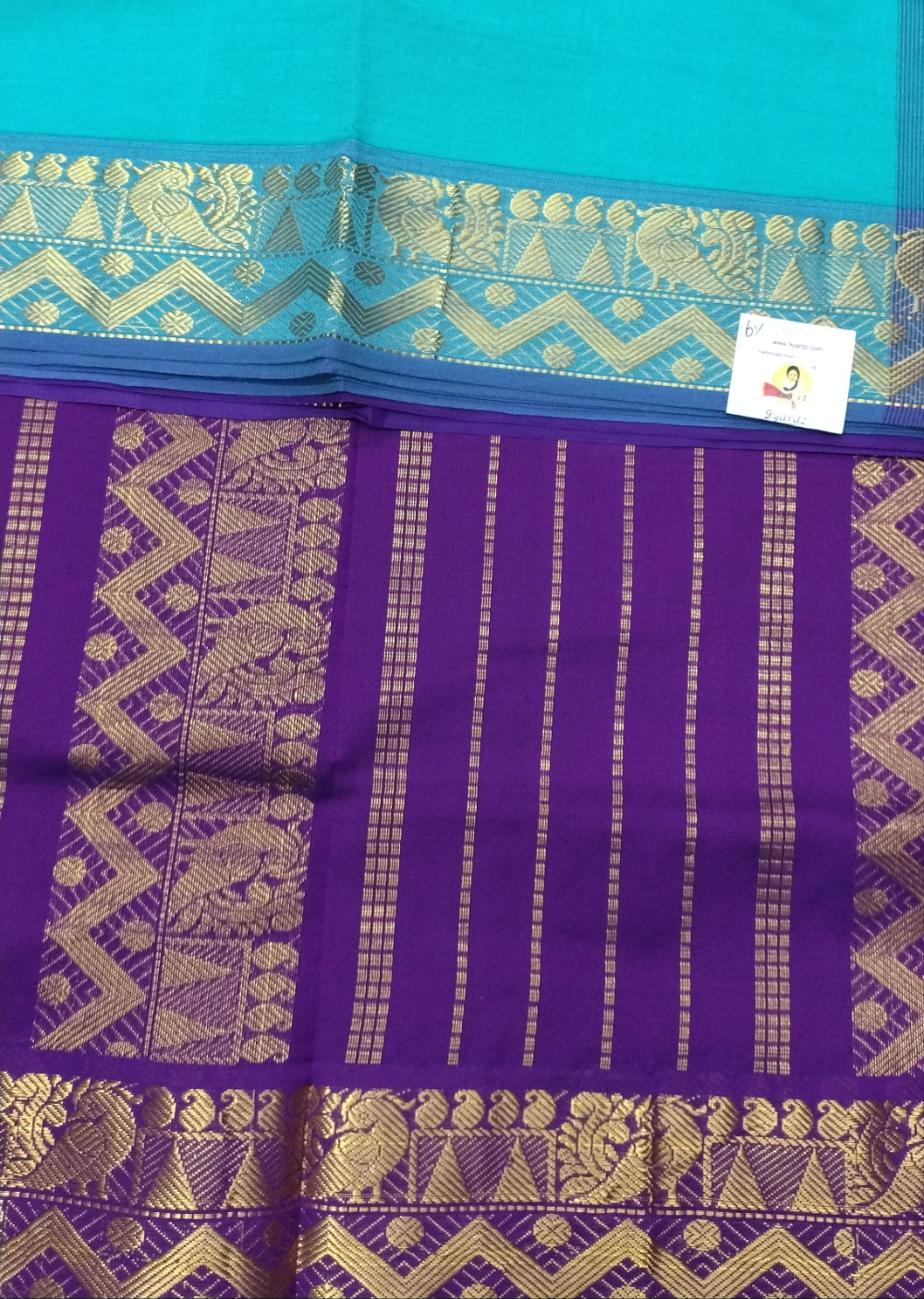 Semi silk Embossed 6Yards