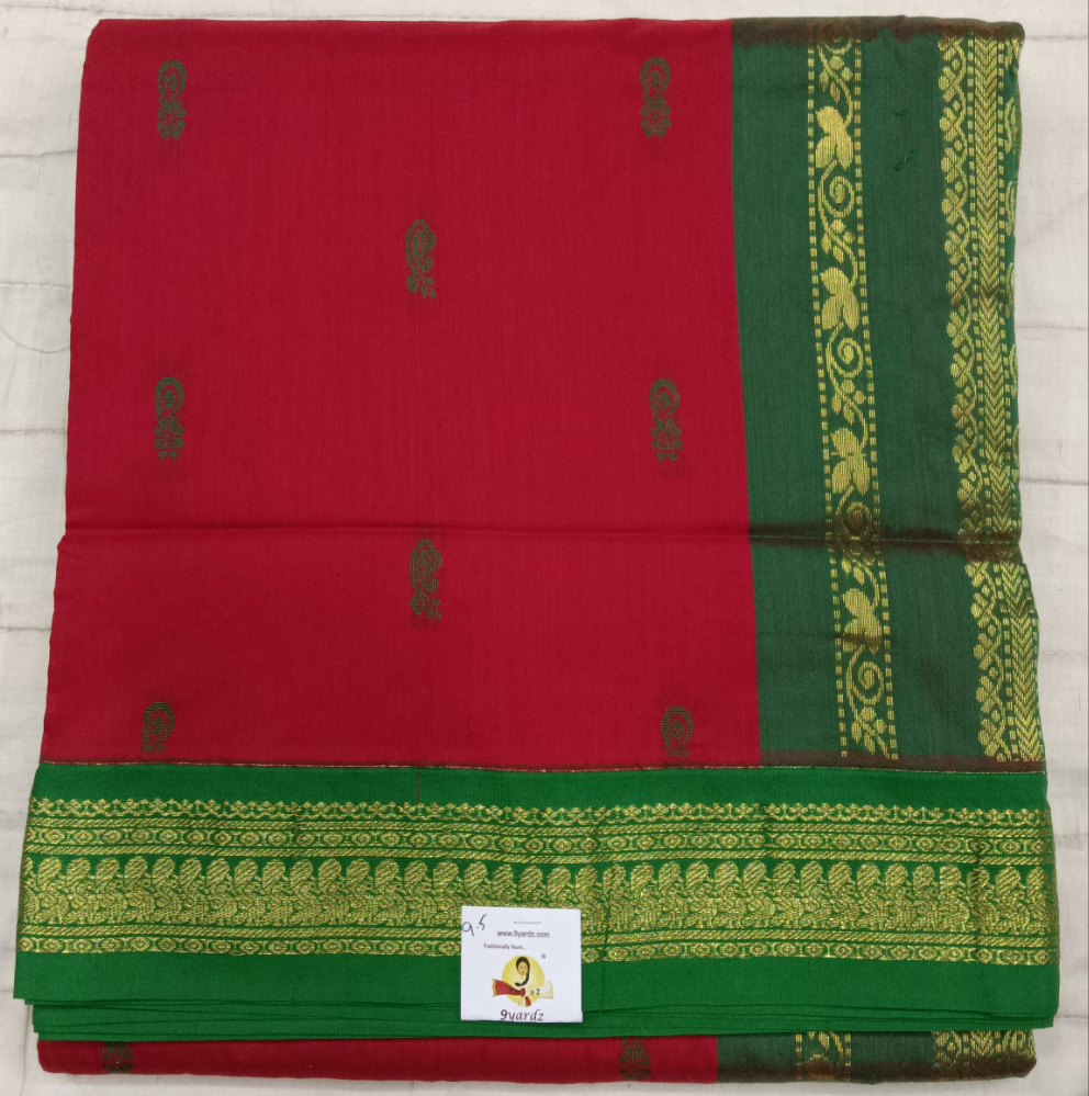 Kalyani Cotton Butta  9.5yardz