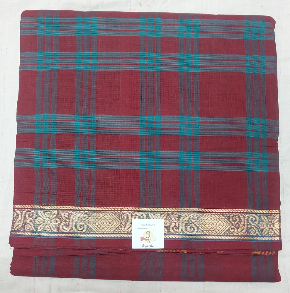 Chettinadu / Karaikudi cotton 10.5 yards madisar