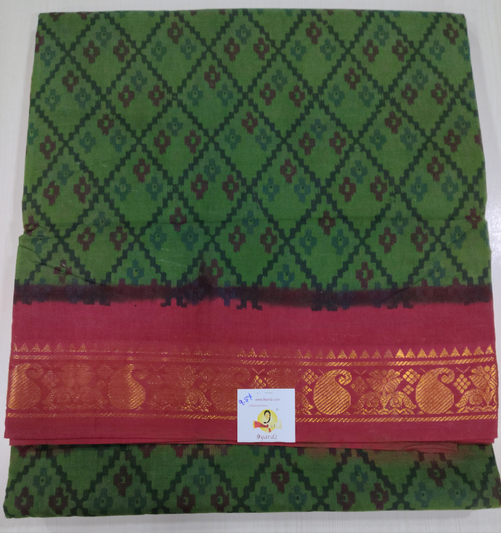 Sungudi cotton 9.5 yards madisar