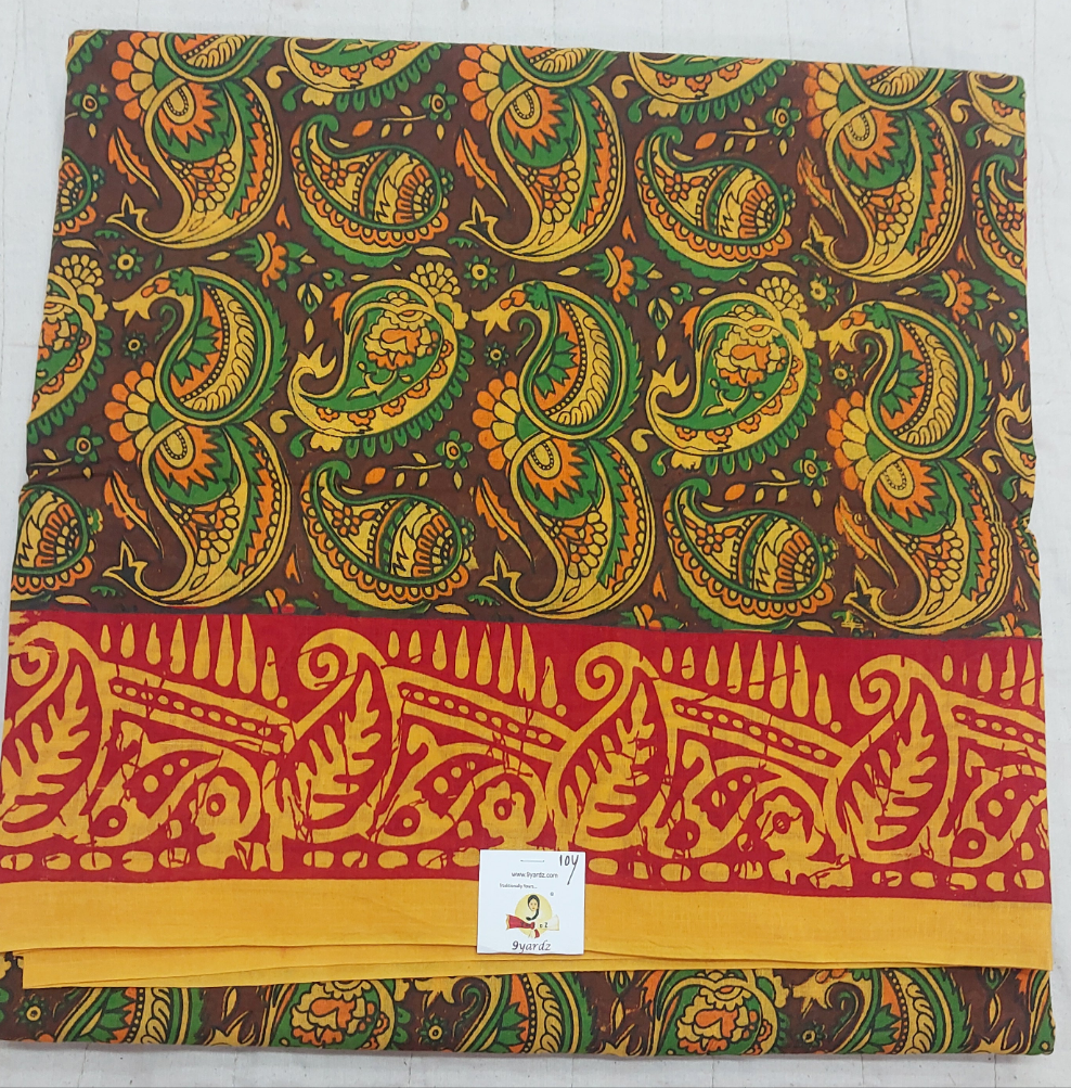 Sungudi cotton 10.5yards 49"