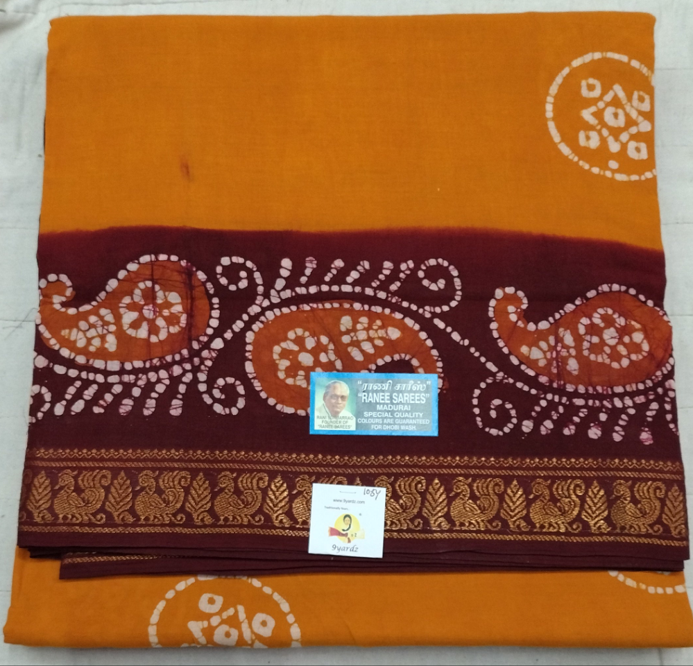 Ranee voyal saree 10.5yardz(9.5mtrs)