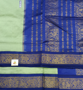 Semi Silk cotton Korvai Madisar