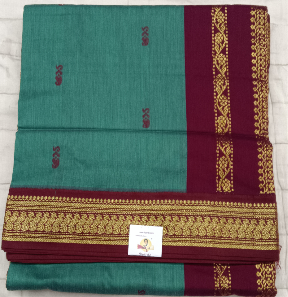 Kalyani Cotton Butta  9.5yardz
