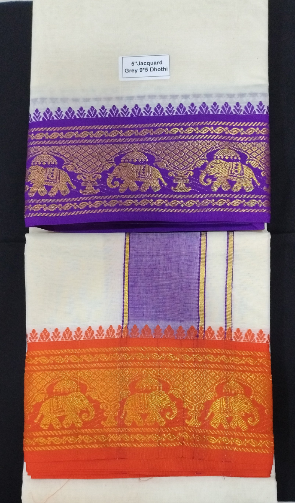 Cotton Dhothi Jacquard 9*5