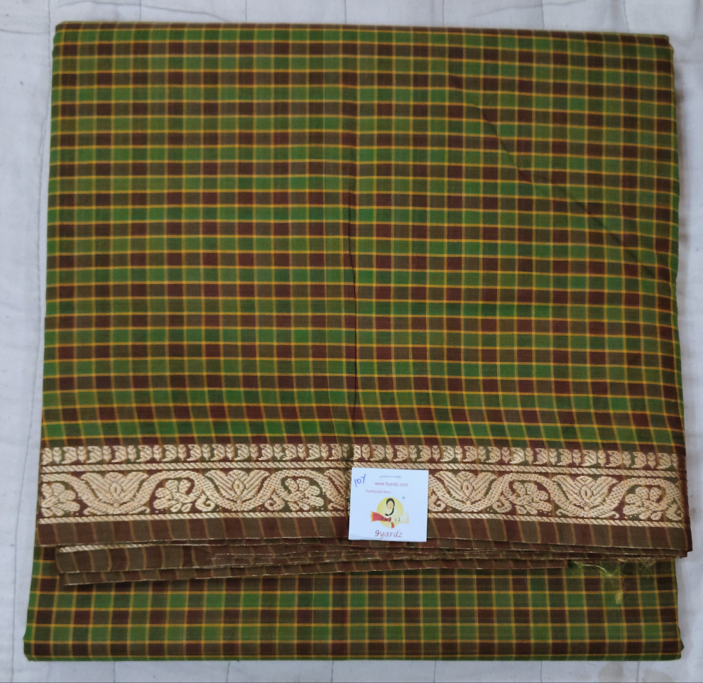 Chettinadu / Karaikudi cotton 10. yards madisar