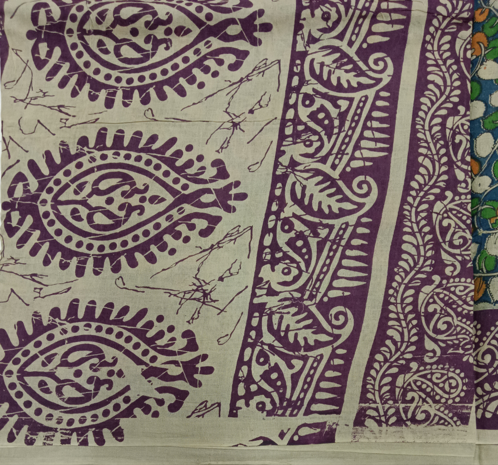 Sungudi cotton 10.5yards 49"