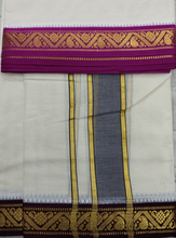 Load image into Gallery viewer, Pure cotton Muhurtham dhoti 9*5