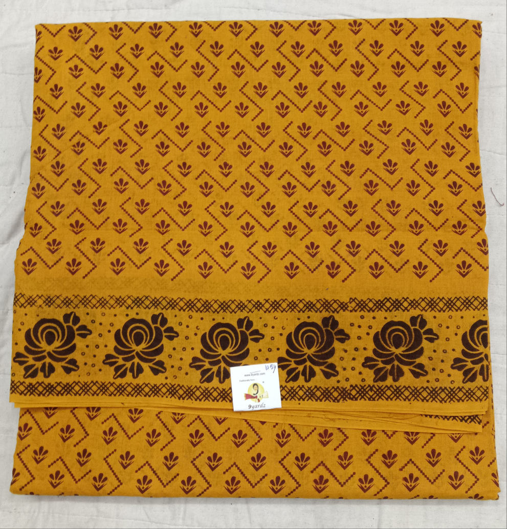 Sungudi cotton 10.5yards 49"