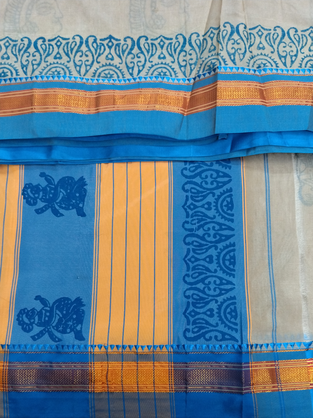 Ikkal sarees madisar Printed 10yardz