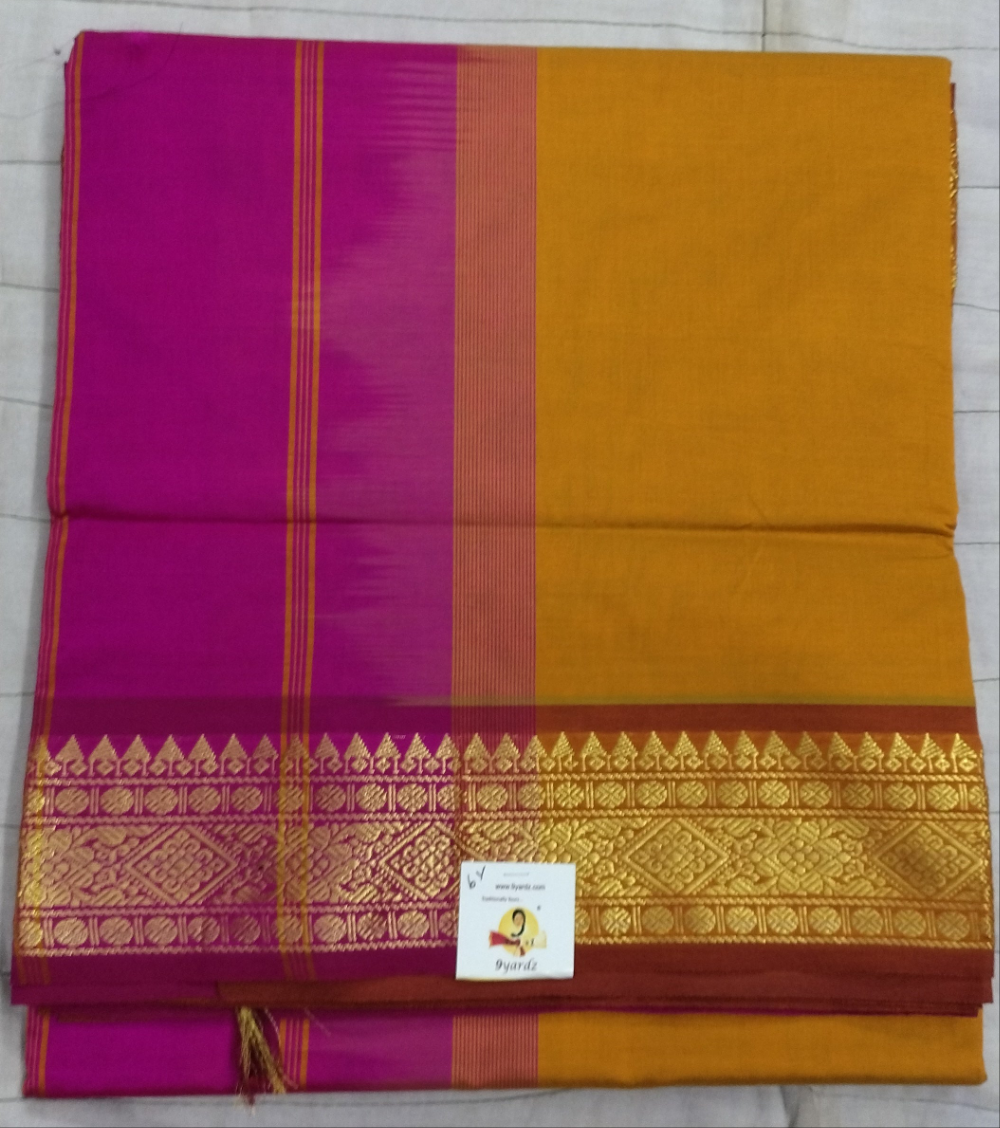 Semi silk Plain 6Yards