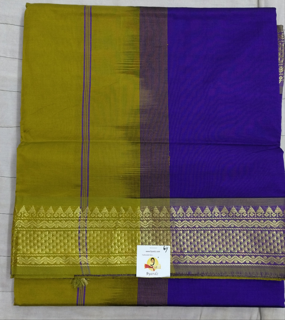 Semi silk Plain 6Yards