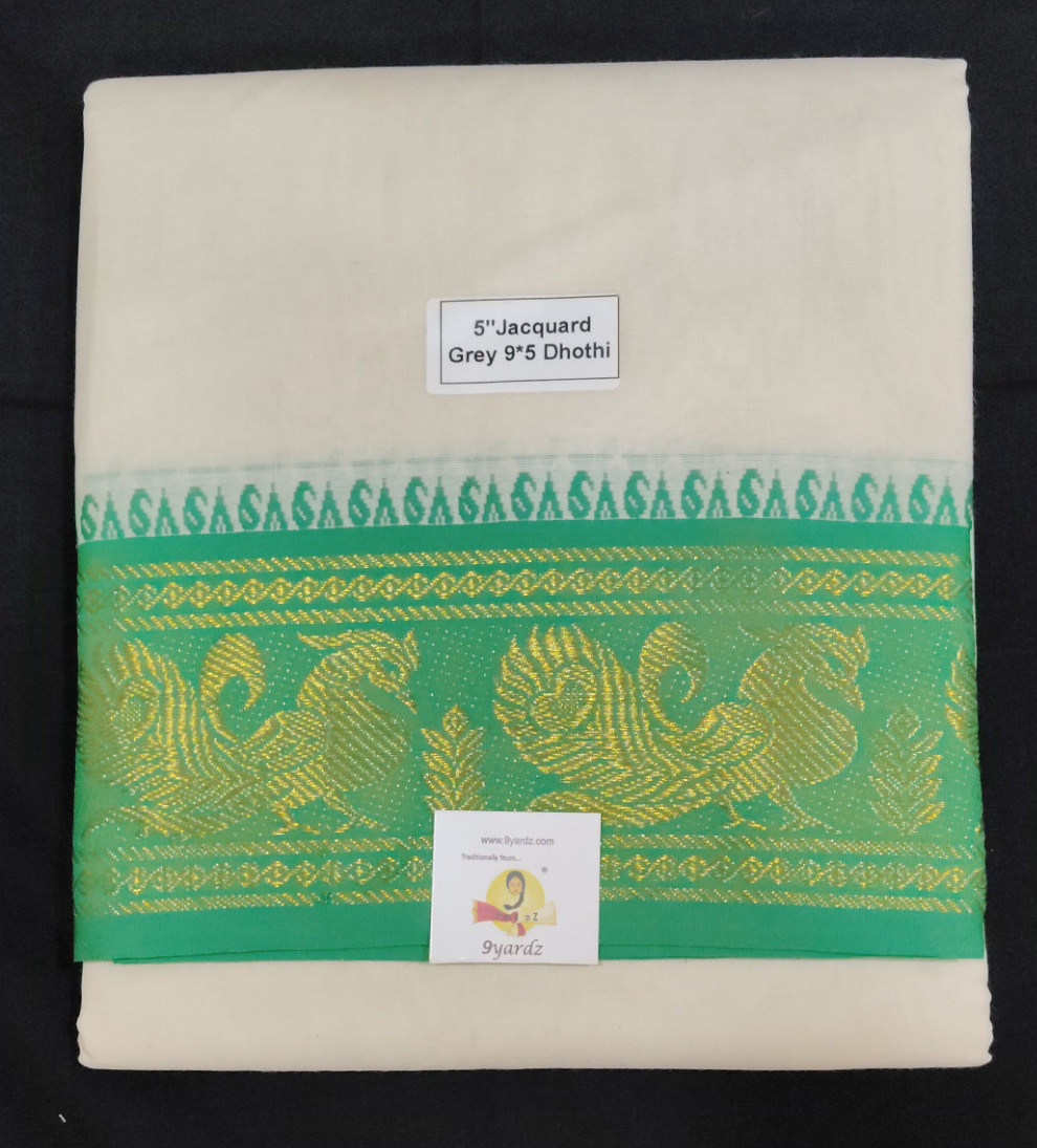 Cotton Dhothi Jacquard 9*5