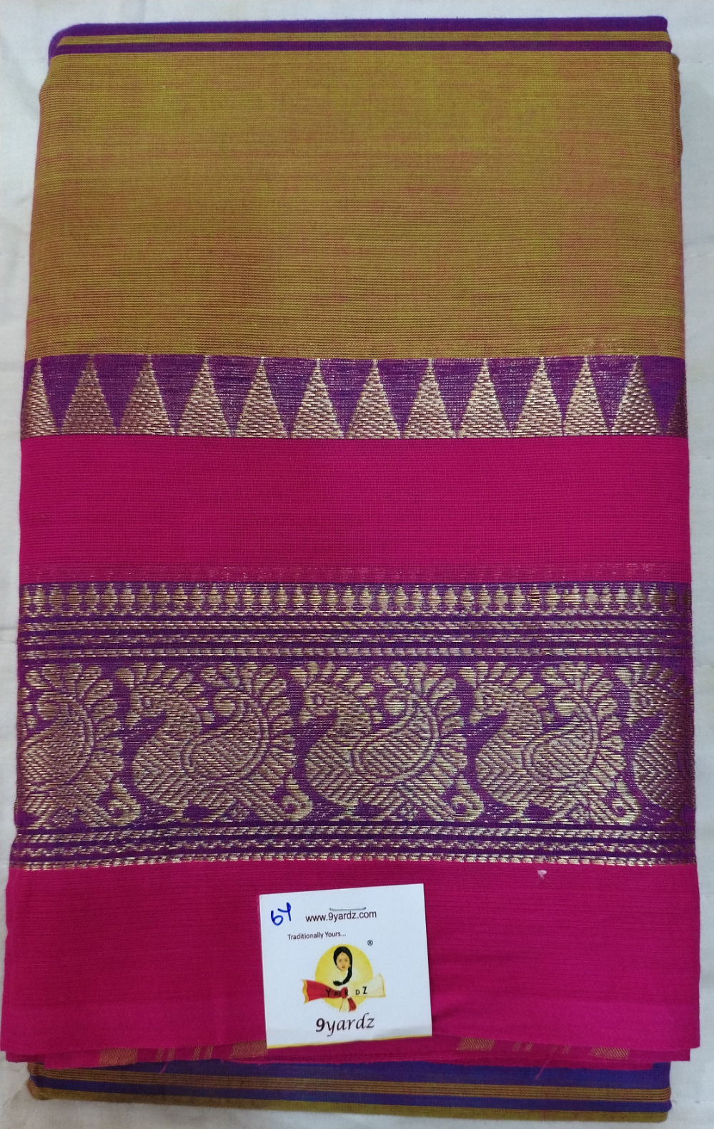 Chettinadu/ Karaikudi cotton 6 yards