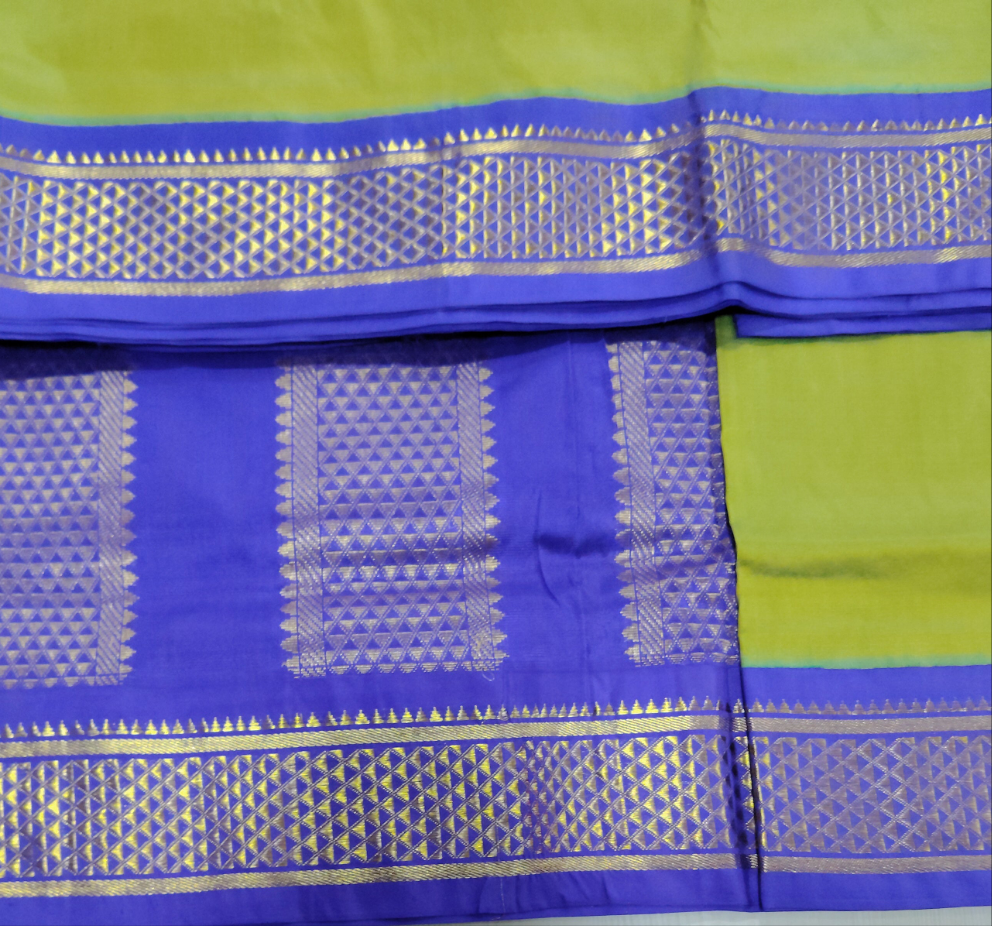 Pure silk madisar 9.5yards