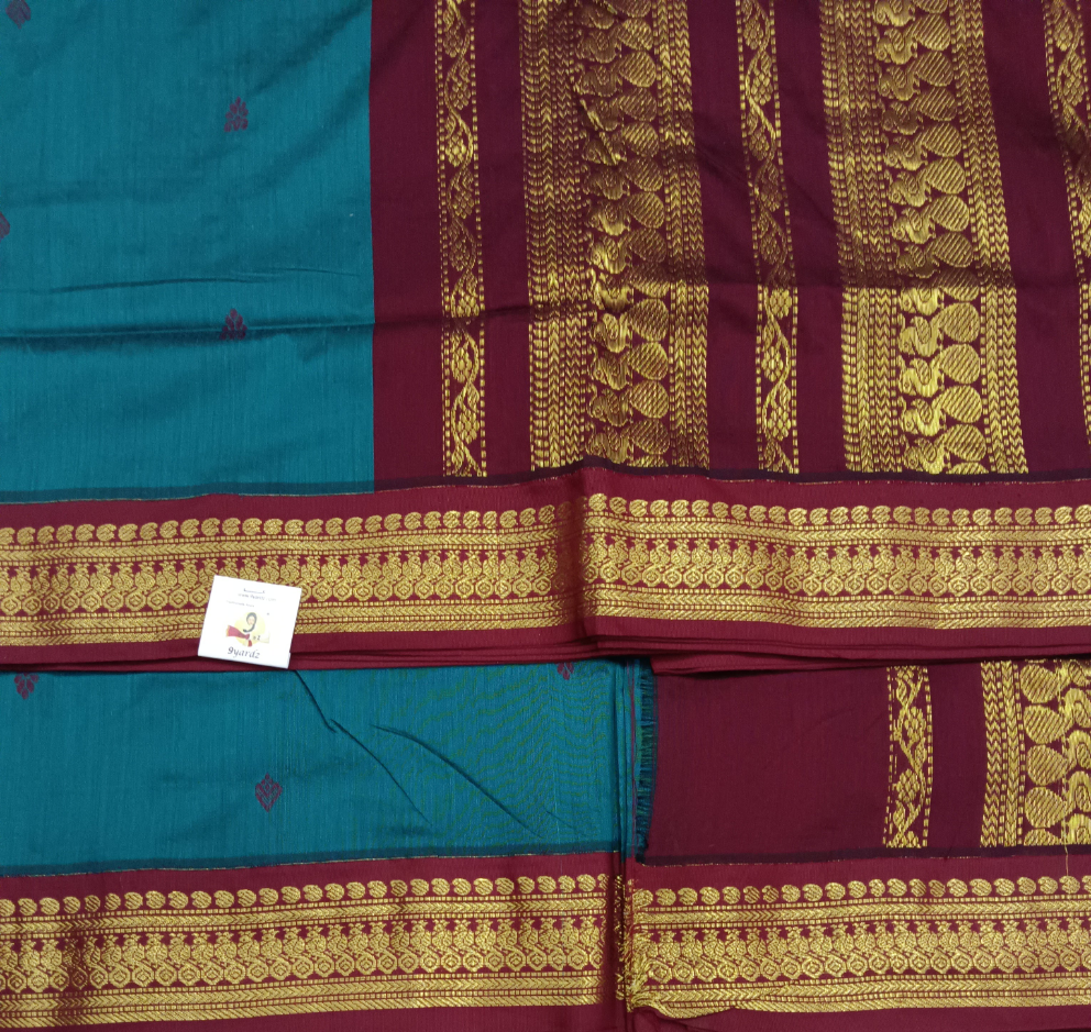 Kalyani Cotton Butta  9.5yardz
