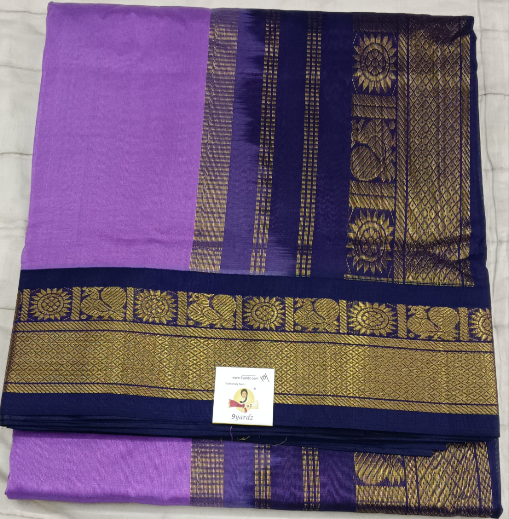 Pure silk cotton -Korvai 10yards madisar
