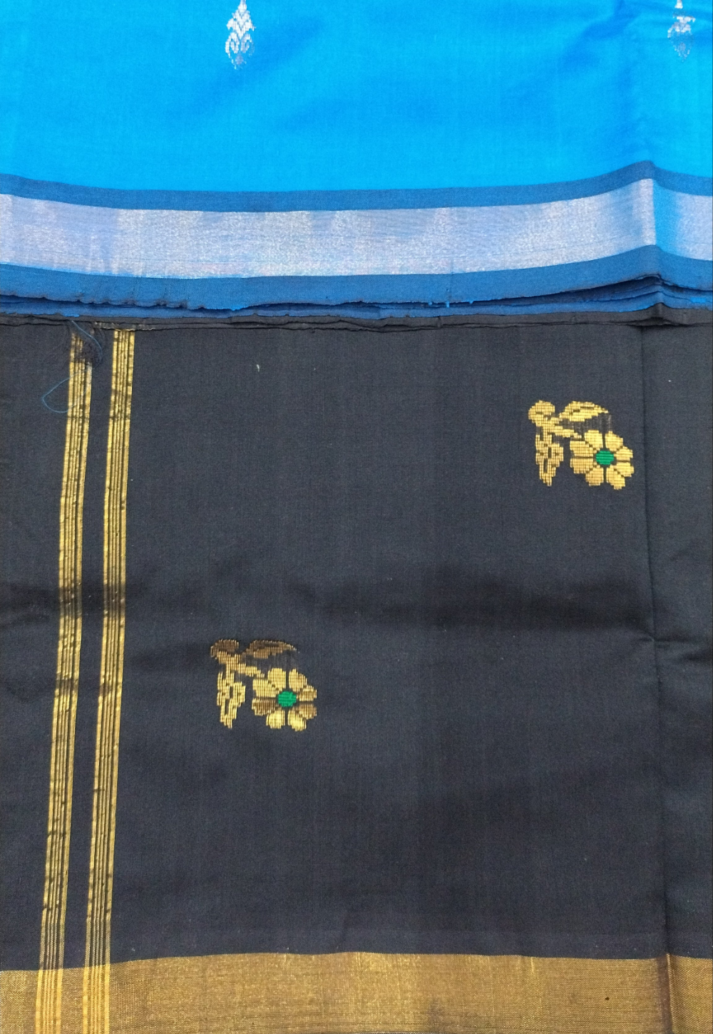 Semi silk Embossed 6Yards