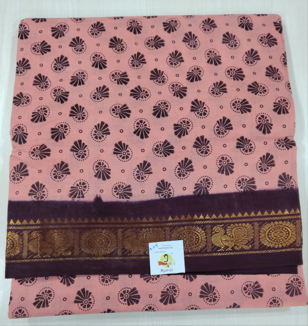 Sungudi cotton 9.5 yards madisar