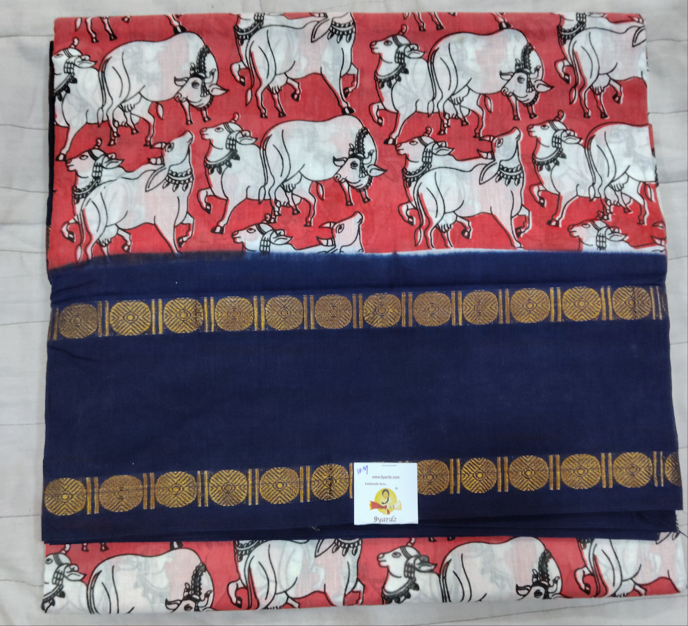 Sungudi cotton 10.5 yards madisar