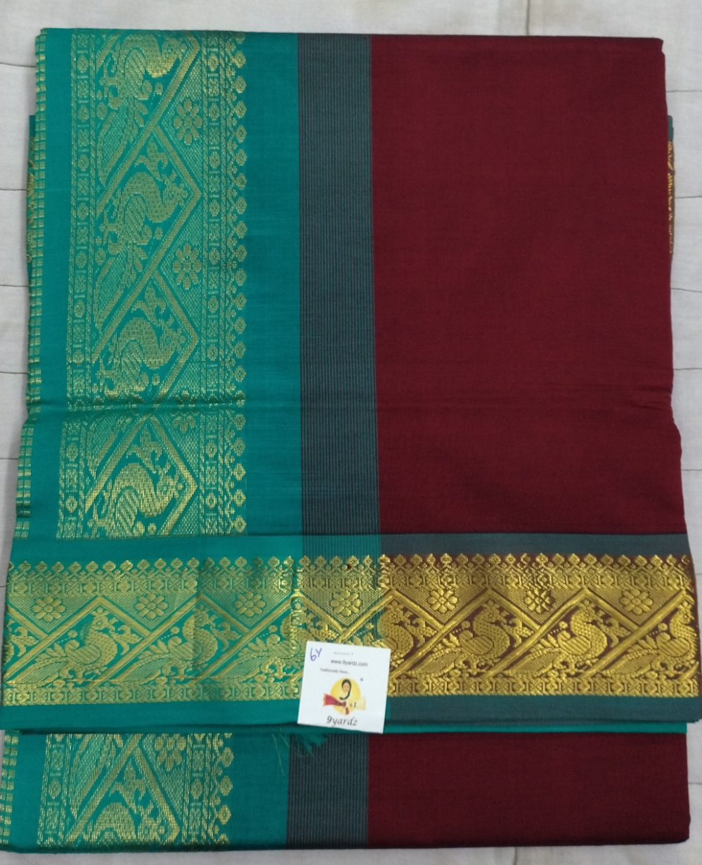 Semi silk Plain 6Yards