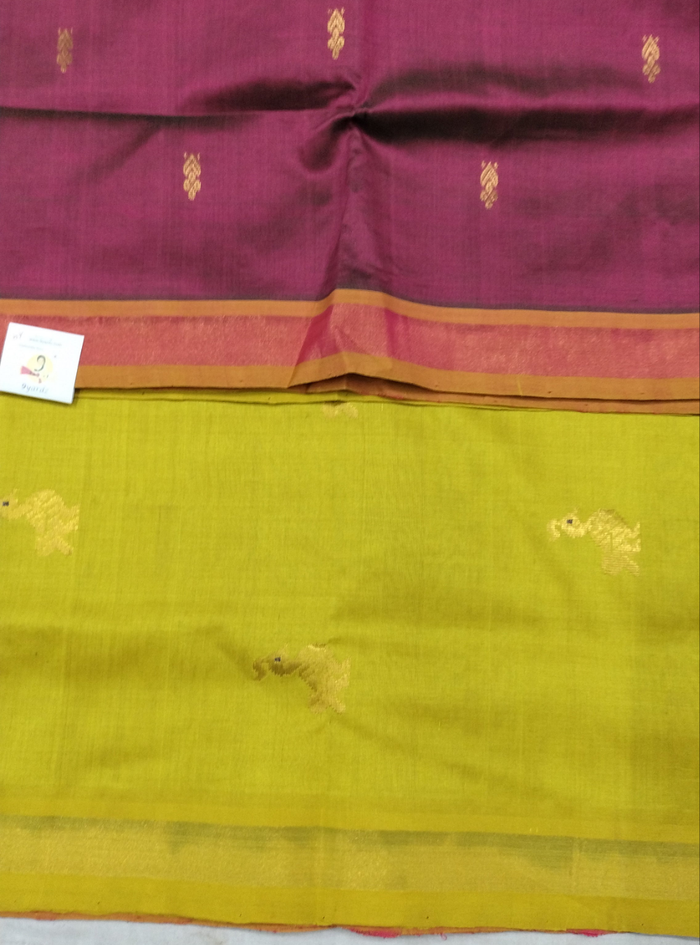 Semi silk Embossed 6Yards