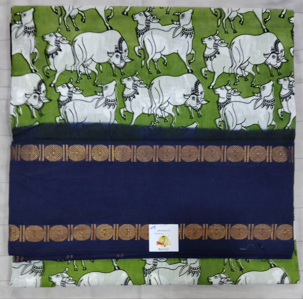 Sungudi cotton 10.5 yards madisar