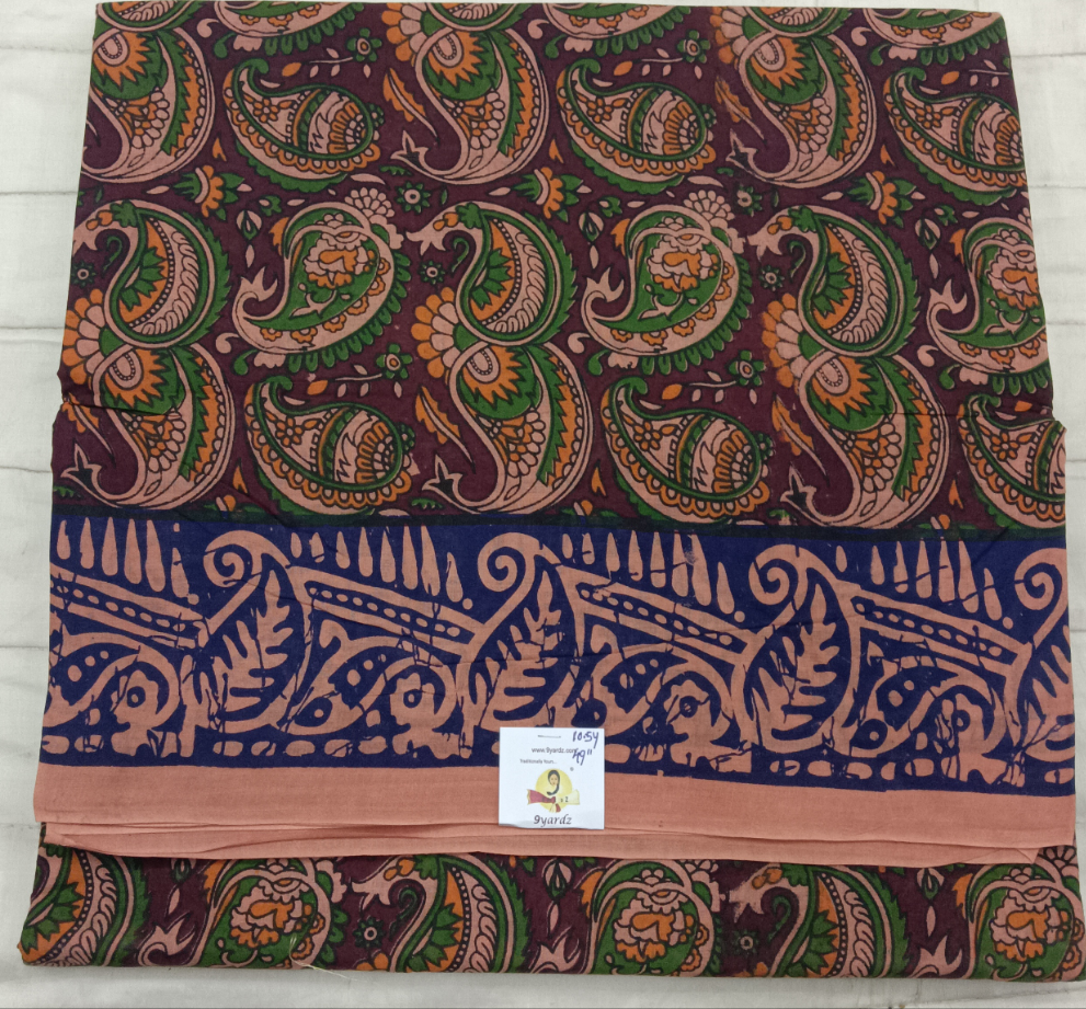Sungudi cotton 10.5yards 49"