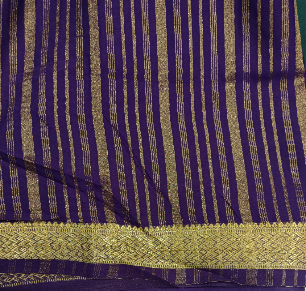 Mysore crepe silk (synthetic)